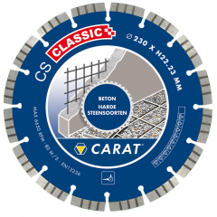 Carat CSC1153000 Diamanttrennscheibe Beton CS Classic 115 x 22,23 mm