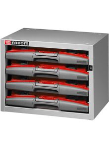 Facom F50000003 Hochschrank mit 4 herausnehmbaren Boxen 495 mm