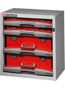 Facom F50000023 Hochschrank mit 4 herausnehmbaren Boxen 495 mm