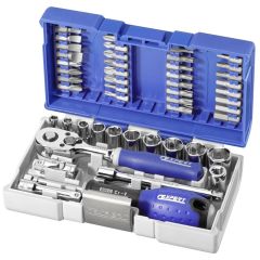 Facom Expert E030729 Steckschlüsselsatz 1/4" Mini-Box 48 Stück