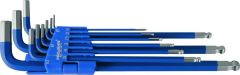 Projahn 3613 Winkelstiftschluessel Satz Innen-6Kant lange Ausführung, blau 1,5 - 10 mm 9-teilig