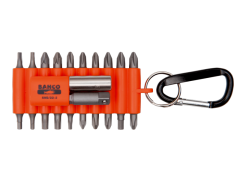 Bahco 59S/22-2 1/4"-Bitsatz im Gummihalter für Phillips-, TORX®- und Sechskantschrauben 20 mm × 50 mm × 80 mm – 22-teilig