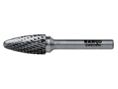 Bahco F0820M06 8 mm x 20 mm Rotorfräser aus Hartmetall für Metall, Baumform, Mittel 18 TPI 6 mm