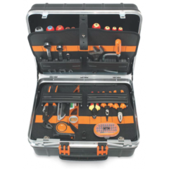 Bahco 4750RCW011VDE 53-teiliges Werkzeugkoffer-Set VDE mit Gummirädern