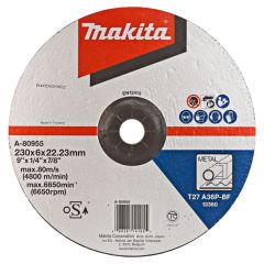 Makita Zubehör A-80955 Schleifscheibe 230x6,0mm Stahl