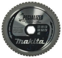 Makita Zubehör B-47058 B-47173 Sägeblatt 150x20x60 zum Schneiden von rostfreiem Stahl, Stahl