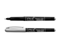 Pica PI53252 Pica 532/52 Permanent Pen 1-2mm rund weiß, 10 Stück