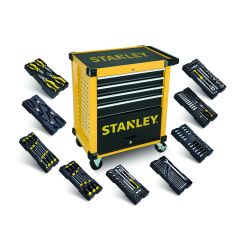 Stanley STHT6-80442 Transmodul Werkzeugwagen 4 Schubladen gefüllt mit 9 Modulen!