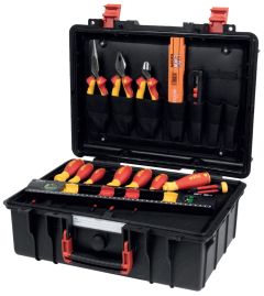 Wiha 45530 Werkzeugkoffer Basic Set L elektrisch - 18-teilig