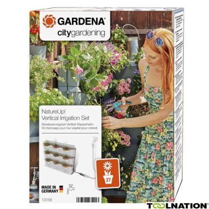 Gardena 13156-20 NatureUp! Bewässerungsset Vertikal Wasserhahn - 1