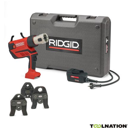 Ridgid 67128 RP350-C Kit Standard 12 - 108 mm Presswerkzeug 230V + 3 Backen V 15-18-22 - 1