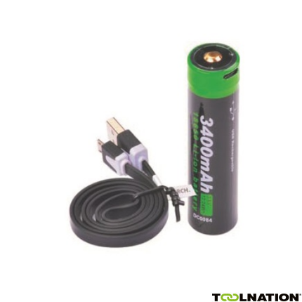 Nextorch 79NT/18650USB Wiederaufladbare Batterie 18650 Li-lon USB 3,7 Volt - 1