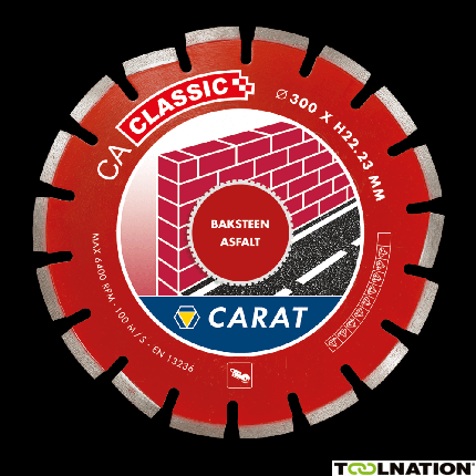 Carat CAC3502000 Diamantzaagblad BAKSTEEN / ASFALT CA CLASSIC 350x20,0MM - 1