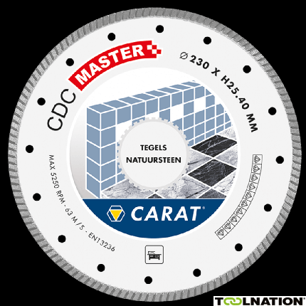 Carat CDCM350500 Diamantzaagblad TEGELS / NATUURSTEEN CDC MASTER 350x30,0MM - 1