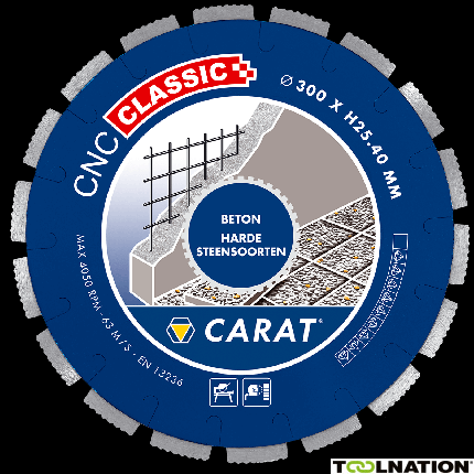 Carat CNCC350400 Diamantzaagblad BETON CNC CLASSIC 350x25,4MM - 1