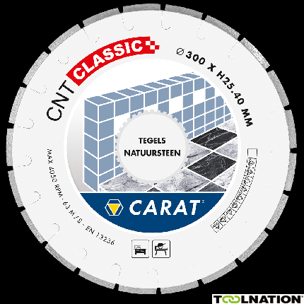 Carat CNTC300400 Diamantzaagblad NATUURSTEEN CNT CLASSIC 300x25,4MM - 1