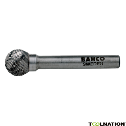 Bahco D1211M06X 12 mm x 11 mm Rotorfräser aus Hartmetall für Metall, mittlerer X-Schnitt 24/12 TPI 6 mm - 1
