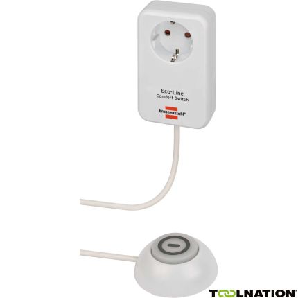 Brennenstuhl 1508220 Eco-Line Comfort Switch Adapter EL CSA1 externer Fußschalter - 1