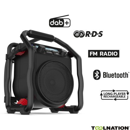 PerfectPro UB400R2 UBOX 400R2 Baustellenradio DAB+ mit Bluetooth - 1