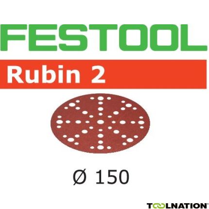 Festool Accessoires 575193 Schuurschijven Rubin 2 STF D150/48 P220 RU2/50 - 1