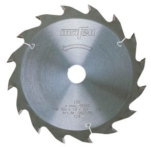 Mafell Zubehör 092533 Sägeblatt-HM 160 x 1,2 / 1,8 x 20 mm, Z 24, WZ, für universellen Einsatz in Holz