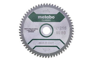 Metabo Zubehör 628667000 Kreissägeblatt Multi Cut Classic 305x30 80 FZ/TZ 5°neg /B