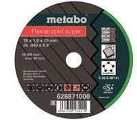 Metabo Zubehör 626871000 5 Flexiarrad Super Schleifscheibe 76 x 10 mm Universal