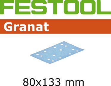 100 x Festool Granat 497122 Schleifstreifen STF 80x133 mm P180 