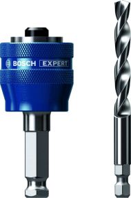 Bosch Blau Zubehör 2608900527 Expert Power Change Plus Adapter, 11 mm, HSS-G-Bohrer, 7,15 x 105 mm, 2-tlg.
