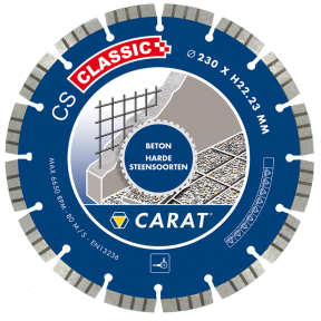 Carat CSC2303000 Diamanttrennscheibe Beton CS Classic 230 x 22,23 mm