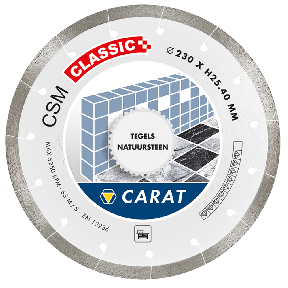 Carat CSMC350400 Diamantzaagblad TEGELS CSM CLASSIC 350x25,4MM