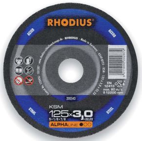 Rhodius 200543  KSM Trennscheibe Metall 125 x 3,0 x 22,23 mm