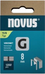 Novus 042-0796 Nicht mit Flachdraht G 11/8mm (1.200 Stück)