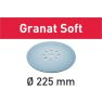 Festool Zubehör 204223 Schleifscheibe Granat Soft STF D225 P120 GR S/25 - 1