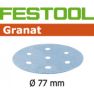 Festool Zubehör 498929 Schleifscheiben STF D 77/6 P800 GR/50 - 1