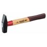 Gedore 8583230 Schlosserhammer Rotband-Plus mit Hickorystiel oder doppelt geschweiftem Eschenstiel, 500 g - 1