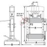Rodcraft 8951000171 Wp100P Werkstattpresse 100 Tonnen - 6