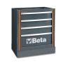 Beta 055000212 C55M4-Fixer Schubladenblock mit 4 Schubladen - 2