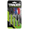 Tracer APMK1 Permanent Marker Set Black/Blue/Red - 3