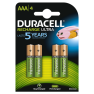Duracell D203822 Wiederaufladbare Batterien Ultra Precharged AAA 4pcs. - 1