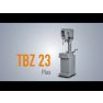 Flott 225012 TBZ 25 Plus MK III - Tischbohrmaschine mit Gewindeschneideinrichtung, OHNE Zwischentisch, Kopfhöhenverstellung, LED- Beleuchtung und digitalem OLED -Display - 2
