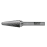 Bahco L1630M08X 16 mm x 30 mm Rotorfräser aus Hartmetall für Metall, Rundkegelform, mittlerer X-Schnitt 28/14 TPI 8 mm - 1