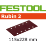 Festool Accessoires 499032 Schuurstroken Rubin 2 STF 115x228/10 P80 RU/50 - 1