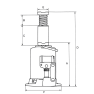 Weber-Hydraulik 2707003 Hydraulischer Wagenheber AT5-215* 5000 kg - 2