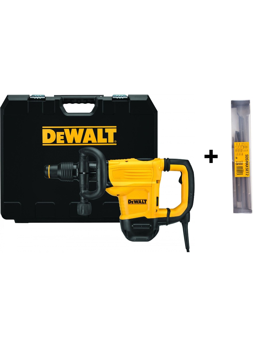 DeWALT D25832K-QS Aufbruchhammer 6 kg 10,5J SDS-Max + SDS max Meißelsatz SDSMAXSET2