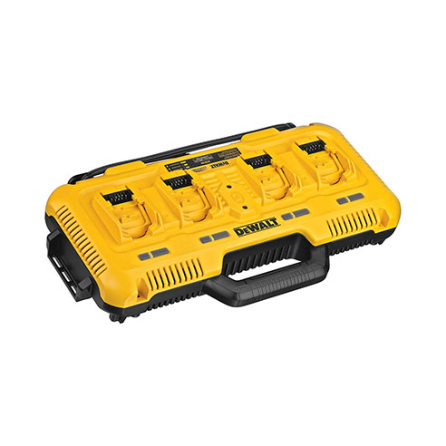 DeWalt Zubehör DCB104-QW XR 4-Port-Schnellladegerät 10,8 - 18 Volt und FlexVolt