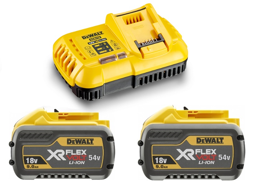 DEWALT Zubehör DCB118X2-QW Starter-Set 2xAkku 54V /162 Wh