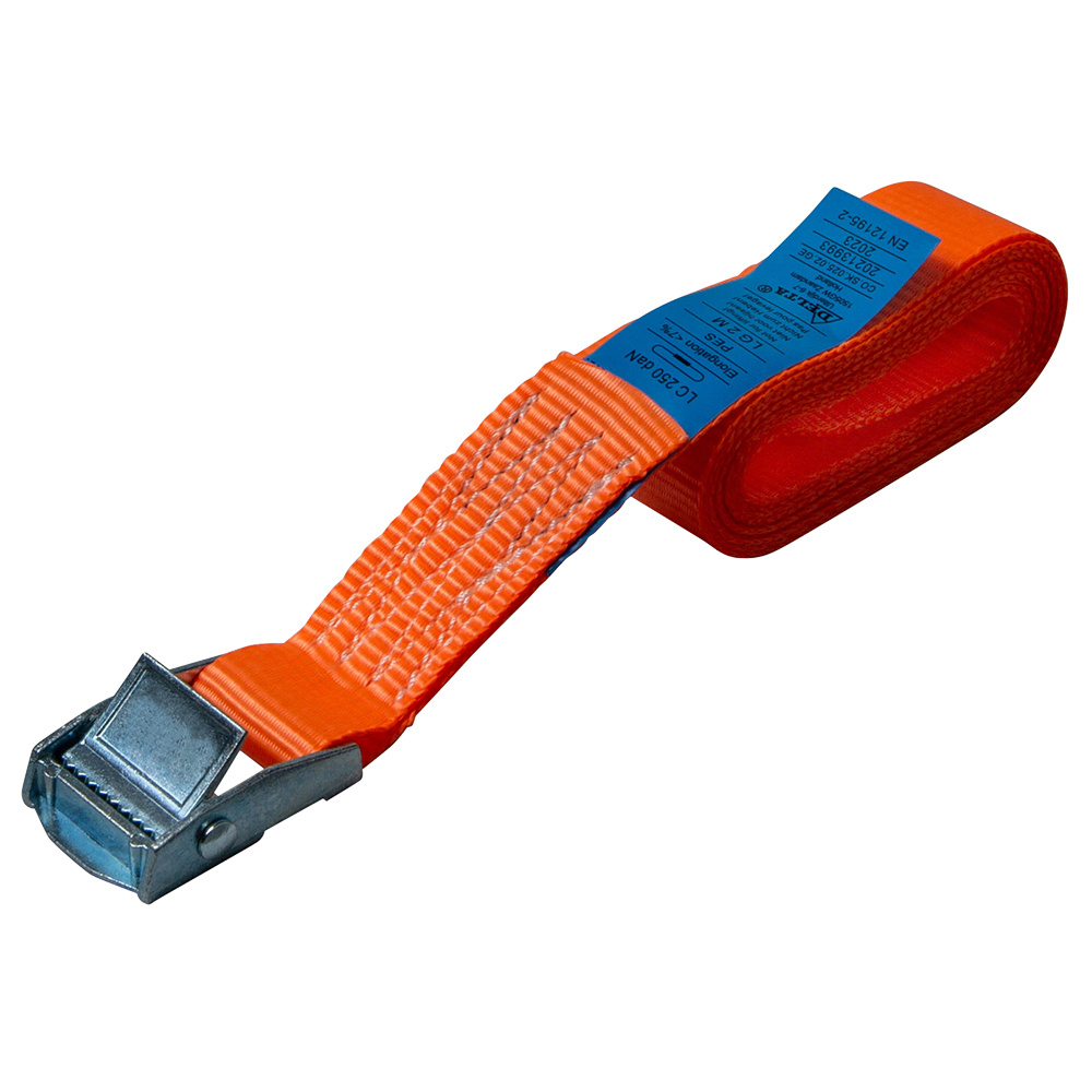 DELTASLING CO.SK.025.04.OR Umreifungsband mit Schnalle &ndash; 25 mm x 4 Meter &ndash; 125 daN &ndash; Orange