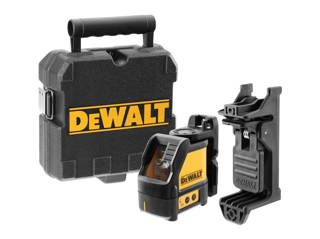 DEWALT DW088K-XJ selbstnivellierender Kreuzlinien-Laser Horizontal und vertikal 2 Linien