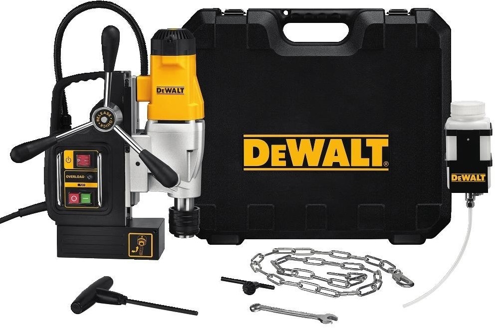 DeWalt DWE1622K-QS Magnetständerbohrmaschine mit 2 Geschwindigkeiten 230V